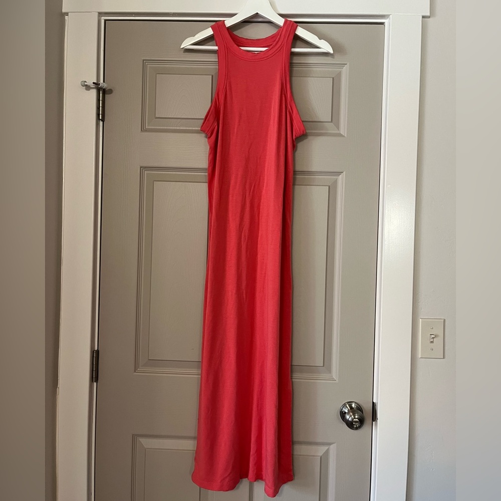 LOFT Lou & Grey Pink Tank Midi Dress